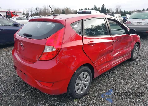 2016 Hyundai Accent Se из США, поврежденный, VIN KMHCT5AE0GU240109
